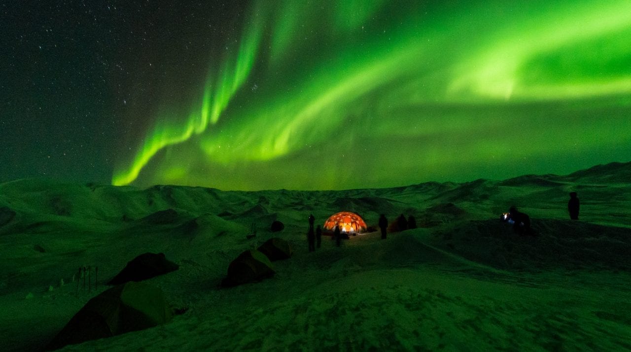 Camp Ice Cap near Kangerlussuaq