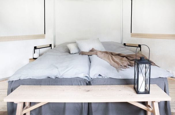 Skandinavisches Design in den Wildniszelten in Grönland - Fotograf: World Of Greenland