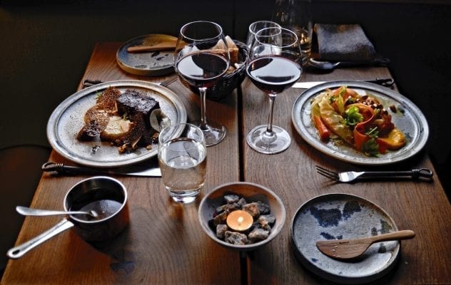 En lækker middag på restaurant Egede - Fotograf: