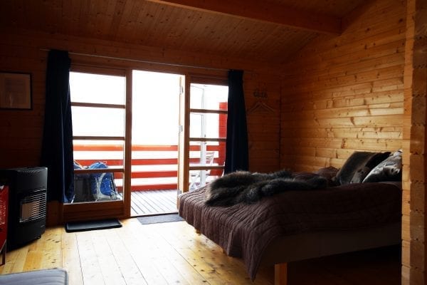 Sov godt i en standard hytte ved Eqi - Fotograf: World of Greenland